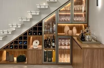 Tủ cầu thang tại bà rịa vũng tàu thiết kế đẹp, thi công theo yêu cầu